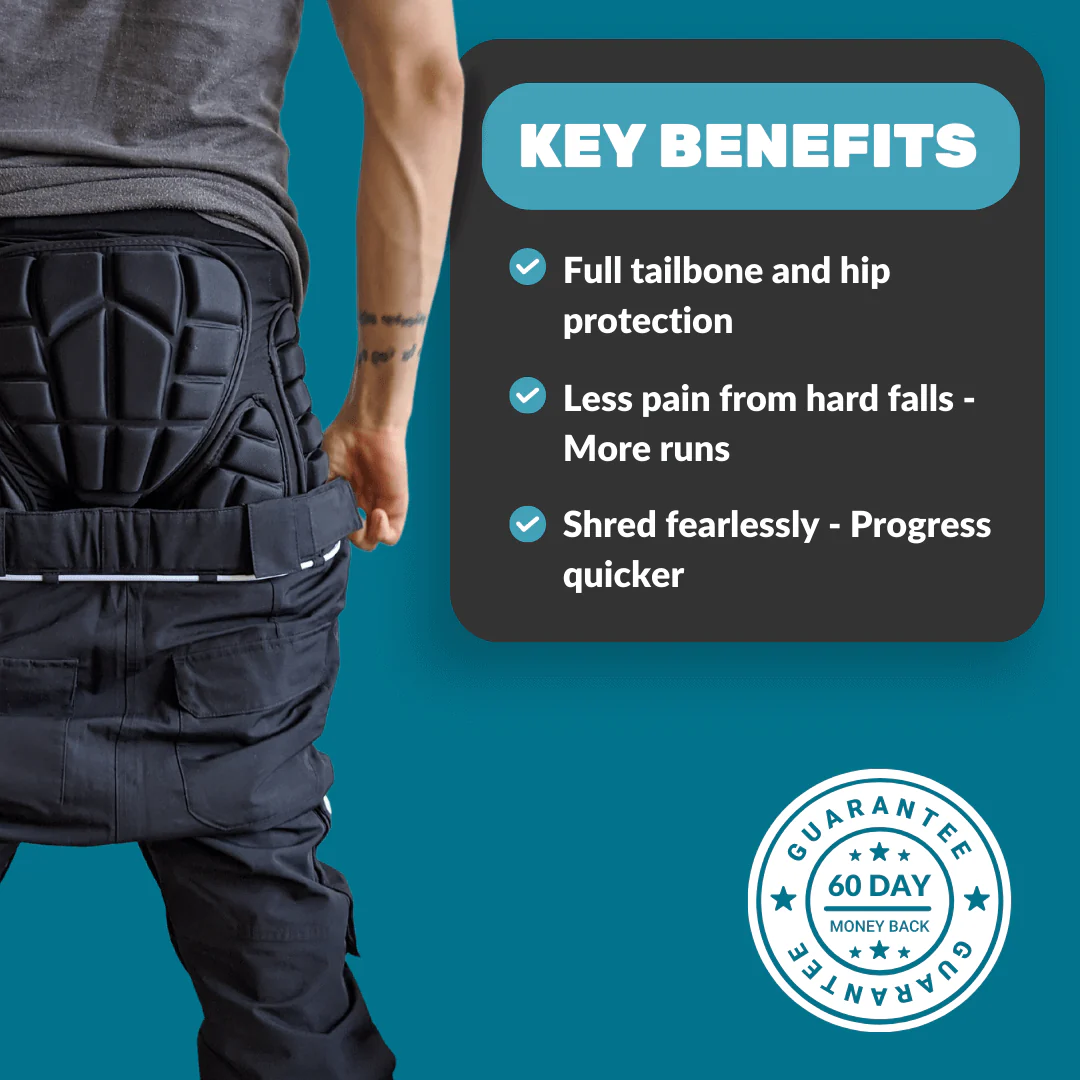 Snowboard Impact Shorts + FREE Wrist Guards or Knee Pads - Image 2