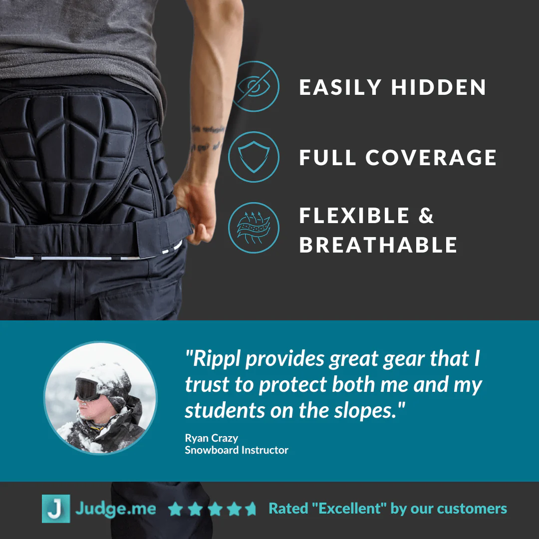 Snowboard Impact Shorts + FREE Wrist Guards or Knee Pads - Image 4
